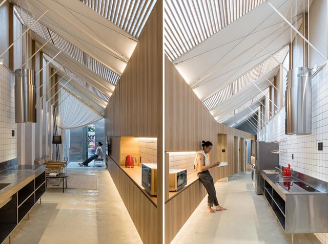 Để chống lại kết cấu thường được sử dụng v&agrave; ti&ecirc;u ch&iacute; giảm b&ecirc; t&ocirc;ng trong nh&agrave;, c&aacute;c kiến tr&uacute;c sư đề xuất một phương &aacute;n kết cấu mới.