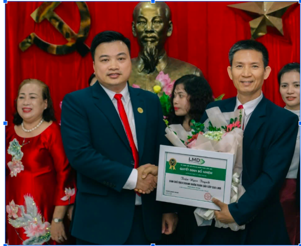 Chủ tịch dự án truyền thông- Người giữ ngọn lửa cho Tổ chức kết nối Doanh nhân toàn cầu LMD