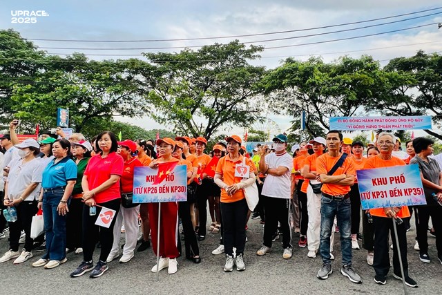 Nhiều hoạt động chạy bộ được Quỹ Vừ A D&iacute;nh ph&aacute;t động.&nbsp; &nbsp;