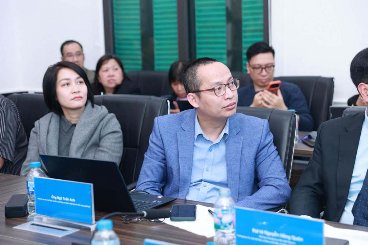 Các đại biểu tại Tọa đàm về Luật Dữ liệu cá nhân 2025. (Ảnh trong bài: NCA)