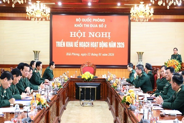 Khối thi đua số 2 (Bộ Quốc phòng) triển khai kế hoạch thi đua năm 2026
