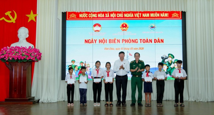 Cần Thơ: Sôi nổi Ngày hội Biên phòng toàn dân tại phường Vĩnh Châu