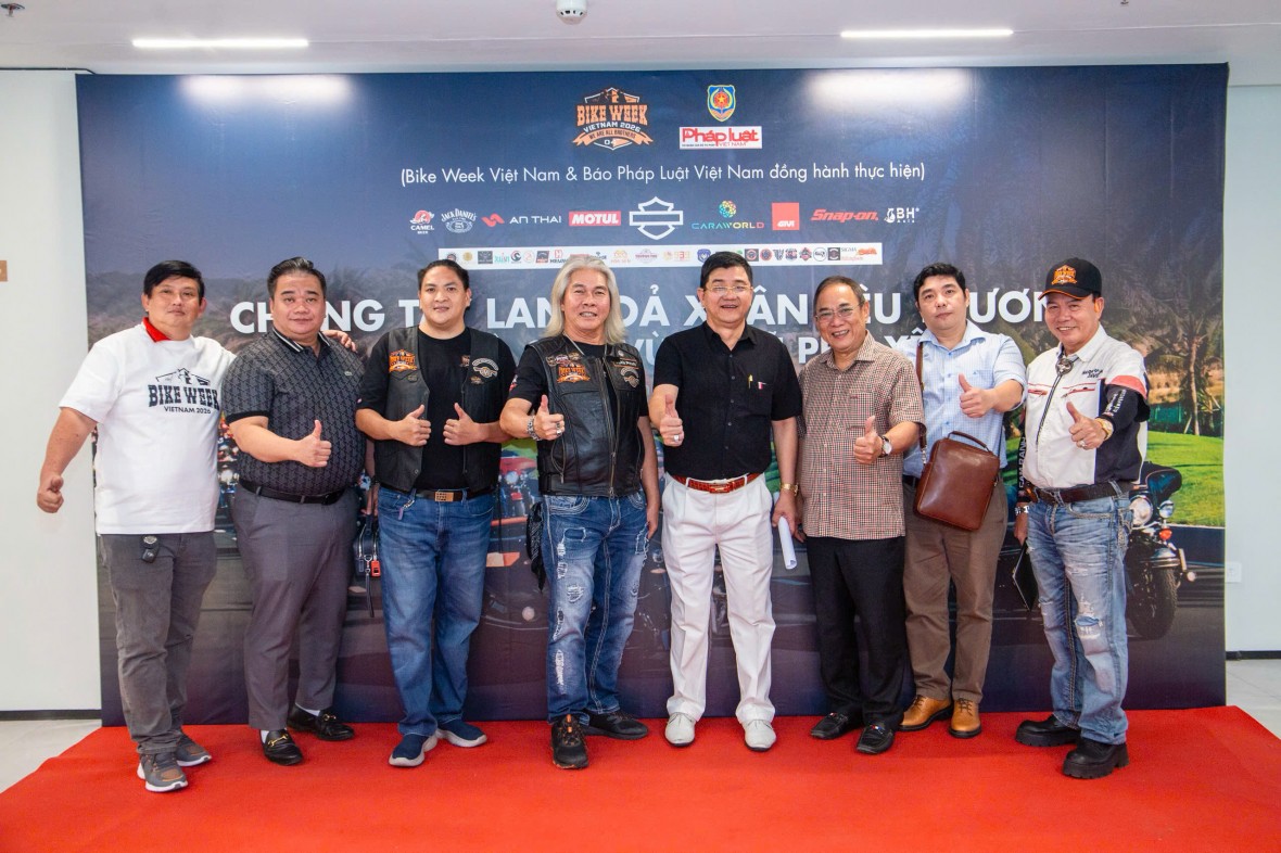 Bike Week Việt Nam lần thứ 4 tại Cam Ranh: Chung tay lan tỏa xuân yêu thương đến bà con vùng lũ Phú Yên