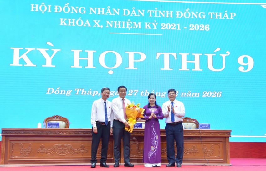 Ông Nguyễn Phước Thiện được bầu giữ chức Phó Chủ tịch UBND tỉnh Đồng Tháp