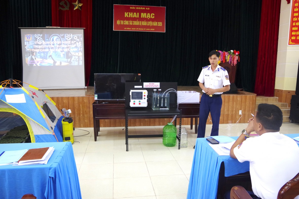Hải đoàn 42: Tích cực, chủ động chuẩn bị cho công tác huấn luyện năm 2026