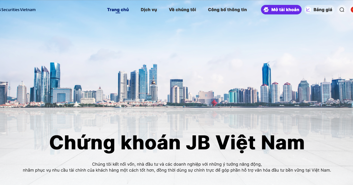 Xử phạt Công ty TNHH Chứng khoán JB Việt Nam