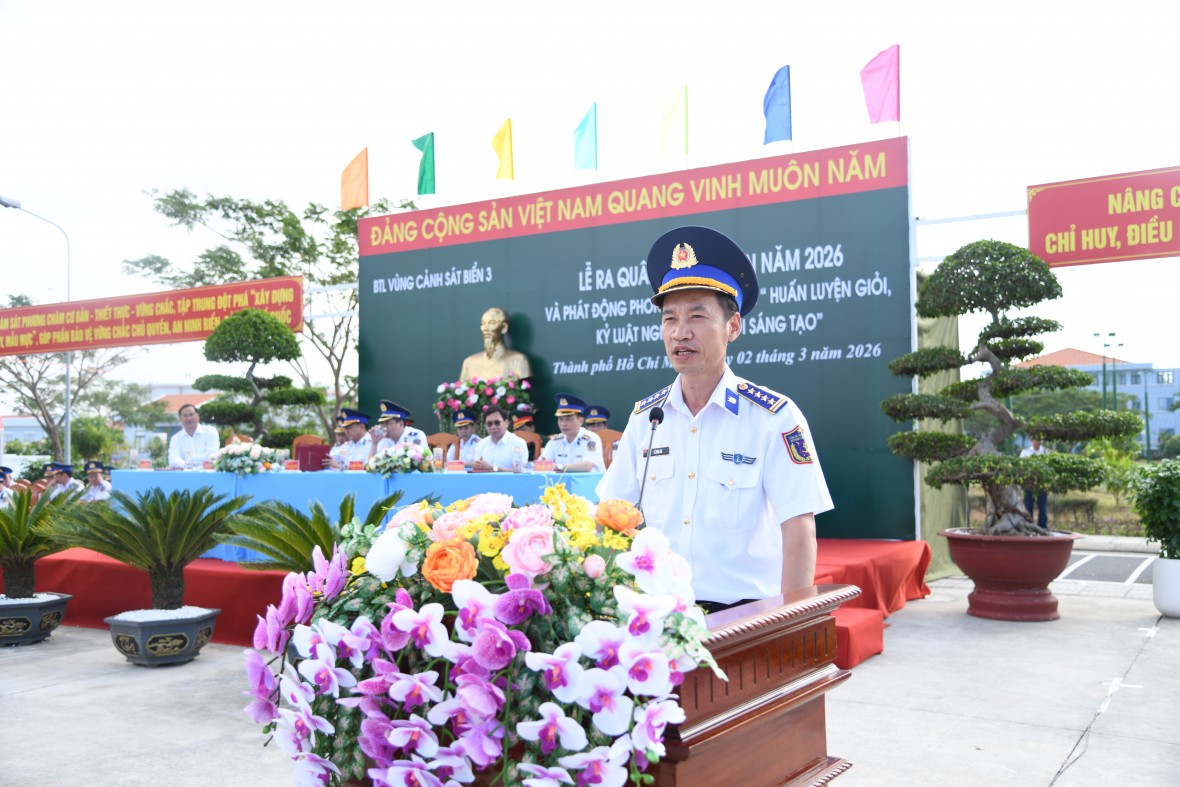 BTL Vùng Cảnh sát biển 3 quyết tâm hoàn thành xuất sắc nhiệm vụ huấn luyện năm 2026