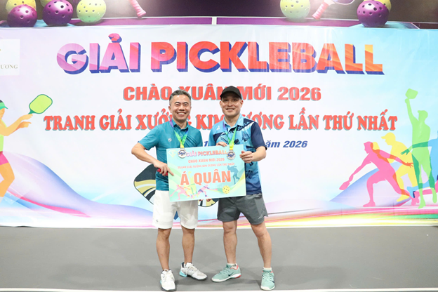 Sôi nổi Giải Pickleball Kim Cương và Captain Xứ Nghệ Master Championship 2026