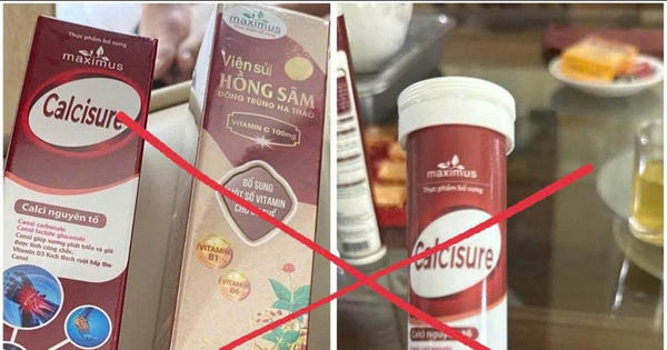 Công an thành phố Hà Nội cảnh báo người dân về thực phẩm bổ sung Calcisure bị xác định là hàng giả