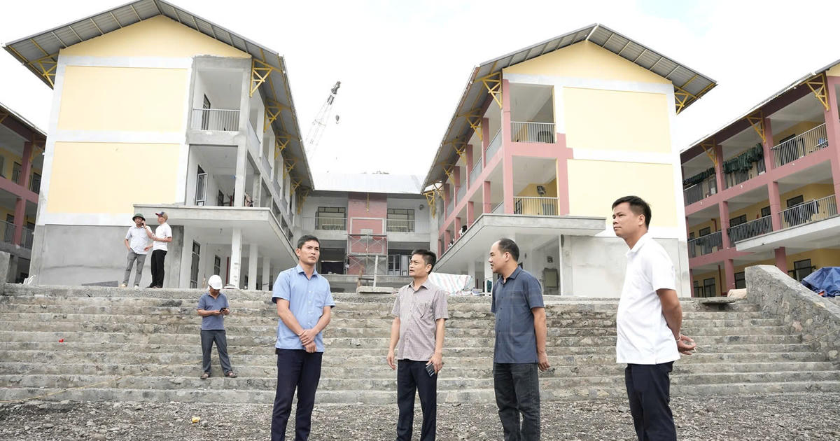 Trường Phổ thông nội trú liên cấp TH&THCS Sơn Vĩ gấp rút chuẩn bị năm học mới
