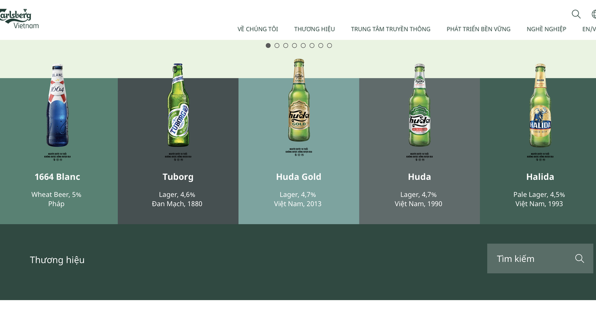 Thông tin gây nhầm lẫn trên bia Huda, Huda Gold, Halida: Carlsberg Việt Nam bị xử phạt