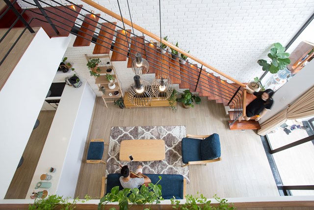 Đất dài 20 m được cắt đôi làm phòng ngủ biệt lập thêm khu vườn ‘sang chảnh’ - Ảnh 3 Đất dài 20 m được cắt đôi làm phòng ngủ biệt lập thêm khu vườn ‘sang chảnh’ - Ảnh 3