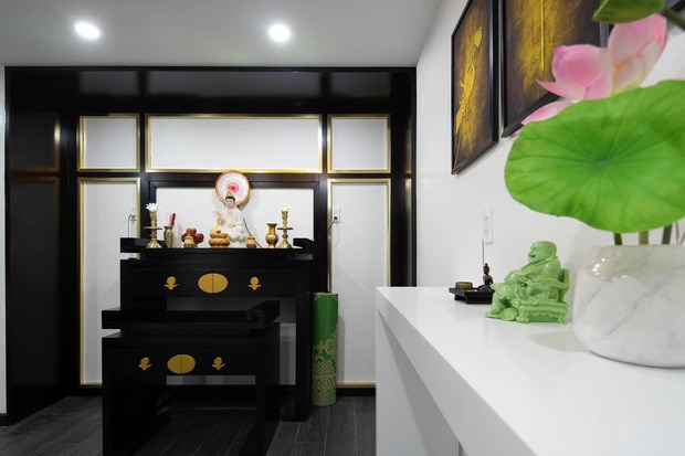 Kh&ocirc;ng gian thờ tự tr&ecirc;n tầng 3