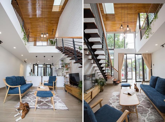 Đất dài 20 m được cắt đôi làm phòng ngủ biệt lập thêm khu vườn ‘sang chảnh’ - Ảnh 2 Đất dài 20 m được cắt đôi làm phòng ngủ biệt lập thêm khu vườn ‘sang chảnh’ - Ảnh 2