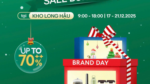 Giáng sinh bùng nổ ưu đãi tại LocknLock Brand Day Long Hậu, cơ hội trúng iPhone 17