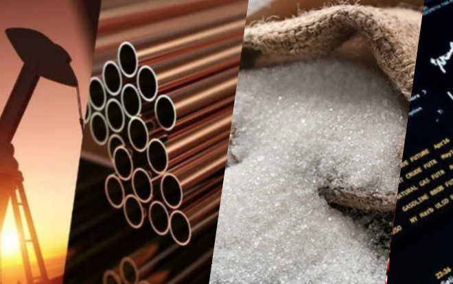 Sắc đỏ chiếm áp đảo trên thị trường hàng hóa, giá đường quay lại đà tăng, trong khi giá đồng COMEX giảm.