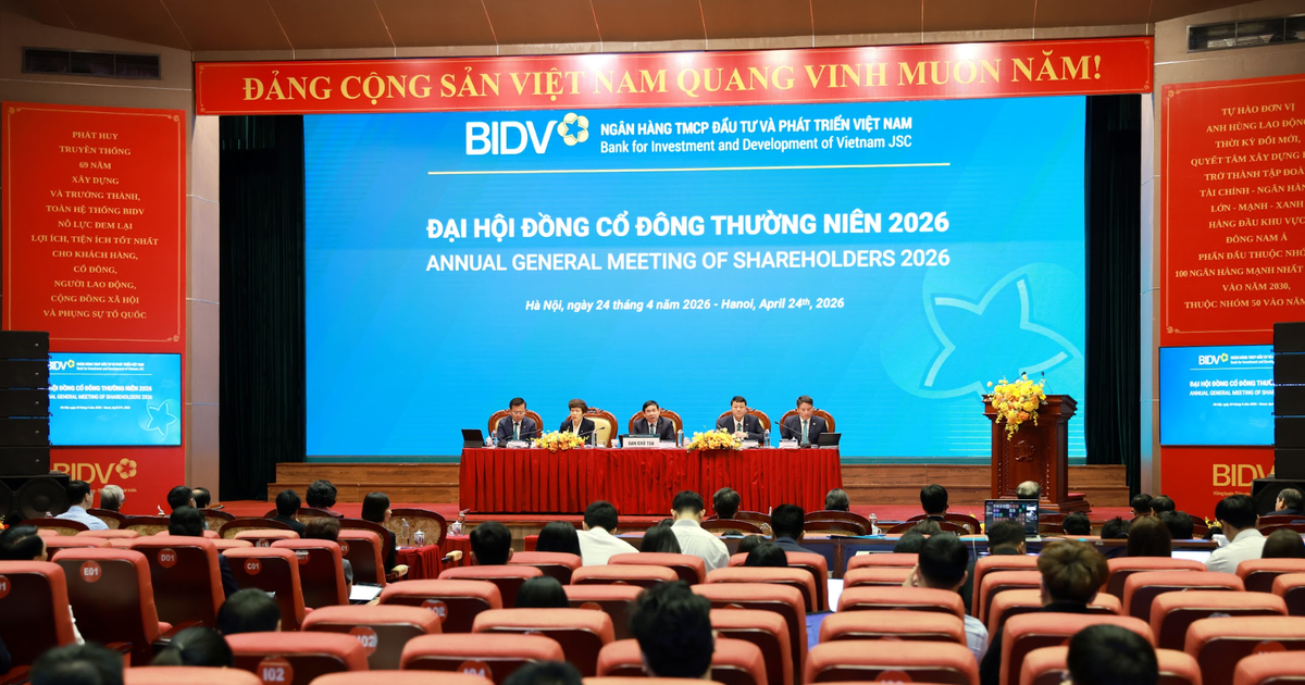 ĐHĐCĐ 2026 BIDV (BID): Lãi trước thuế hợp nhất đạt 37.788 tỷ đồng, bầu bổ sung nhân sự cấp cao