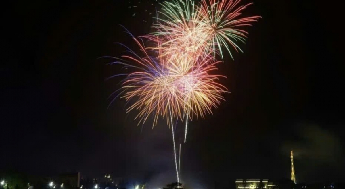 Bắn pháo hoa tại 3 khu vực đón chào năm mới 2026 tại Lâm Đồng