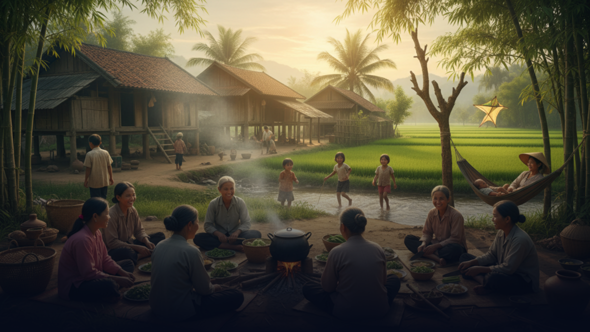 Tết quê nơi lưu giữ ký ức và khởi nguồn bình an cho năm mới rạng rỡ