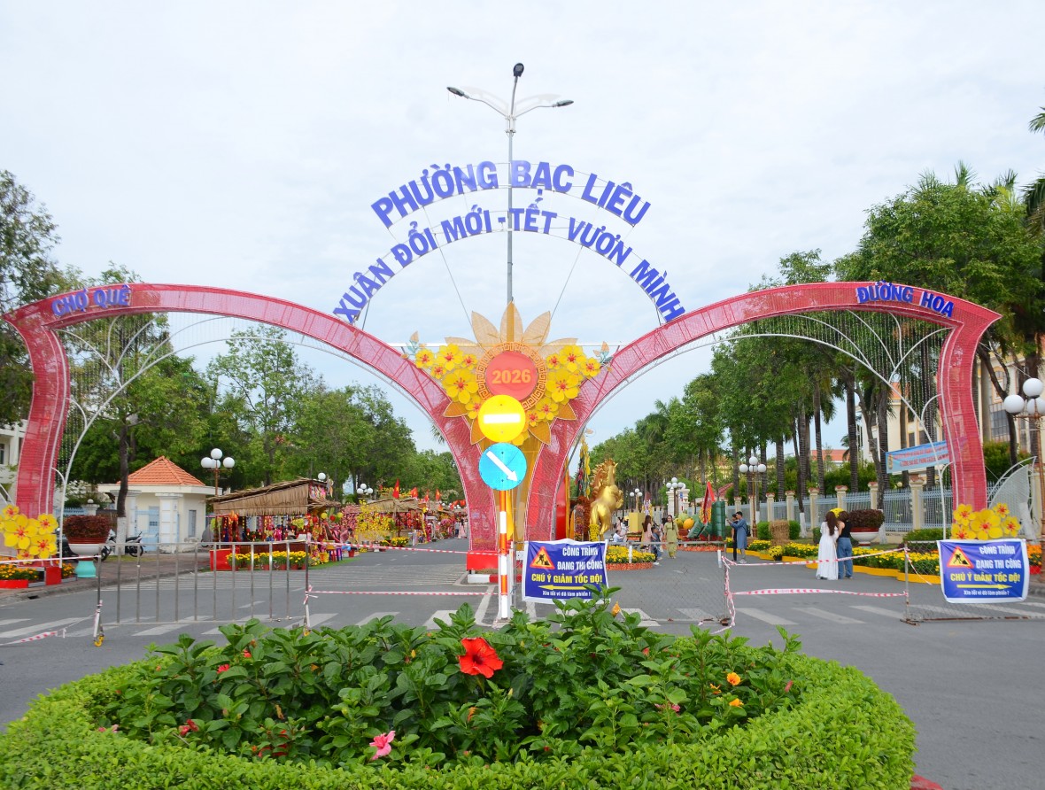 Phường Bạc Liêu (Cà Mau): Tái hiện hồn Tết Nam Bộ trong không gian phát triển mới