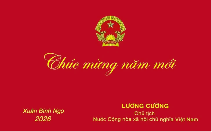 Chủ tịch nước Lương Cường Chúc mừng Năm mới - Xuân Bính Ngọ