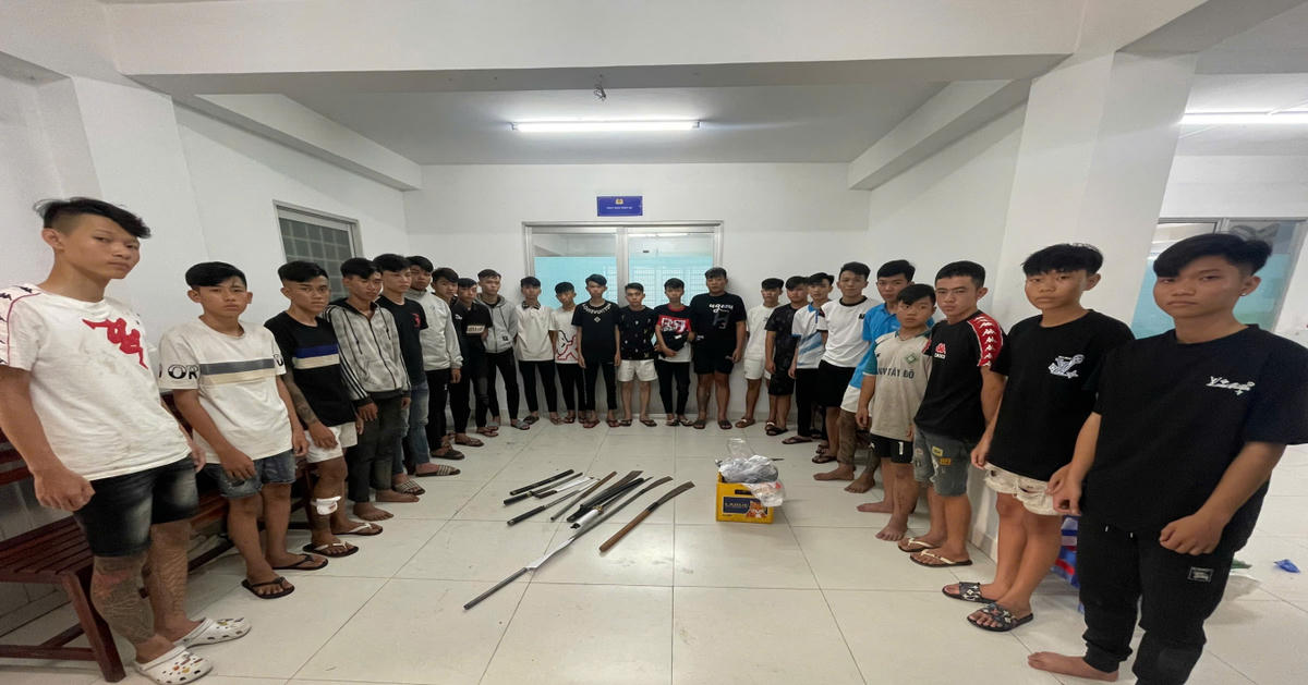 Công an TP Cần Thơ làm rõ vụ hỗn chiến của 23 thanh thiếu niên