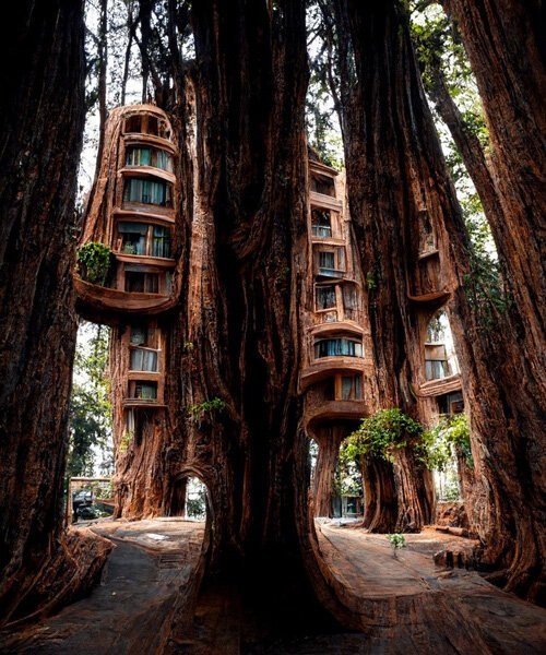 Diện mạo kiến trúc tương lai dưới con mắt của AI - Ảnh 4