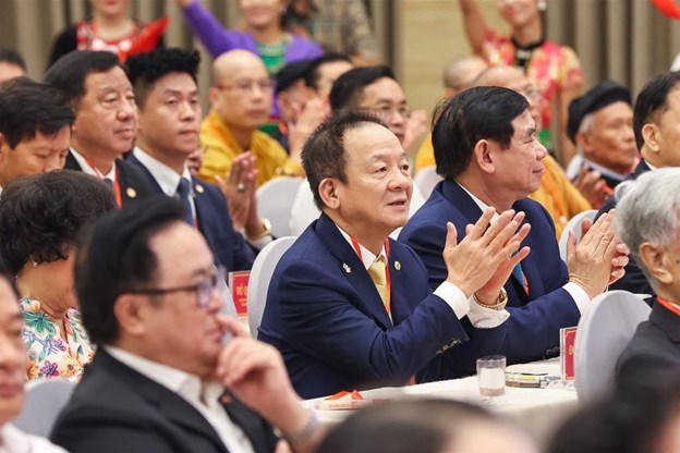 Doanh nh&acirc;n Đỗ Quang Hiển, Nh&agrave; s&aacute;ng lập, Chủ tịch Điều h&agrave;nh Tập đo&agrave;n T&T Group tại Hội nghị. &nbsp;