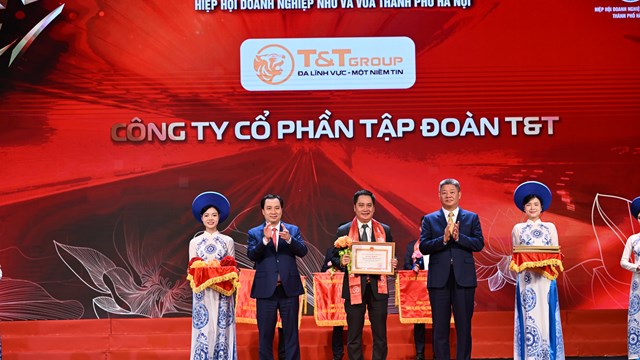 T&T Group được vinh danh tại Lễ tôn vinh doanh nhân, doanh nghiệp Thăng Long 2025