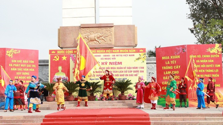 Long trọng kỷ niệm 237 năm Chiến thắng Ngọc Hồi mùa Xuân năm Kỷ Dậu