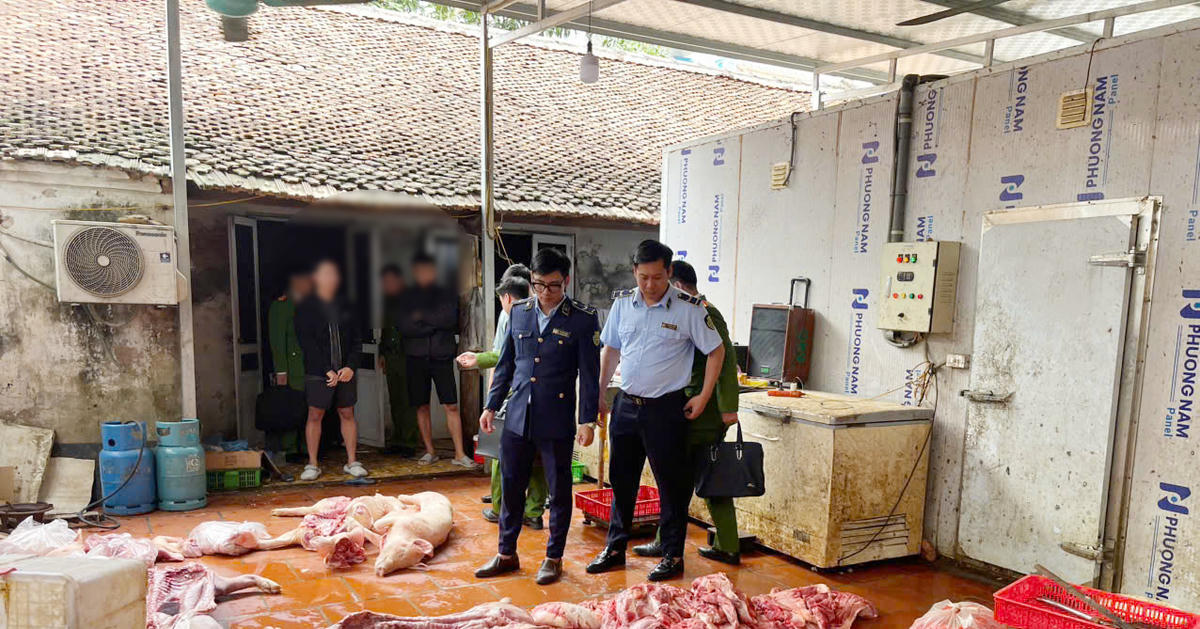 Hưng Yên: Chuyển cơ quan điều tra vụ gần 1 tấn thịt lợn nghi nhiễm dịch tả lợn châu Phi