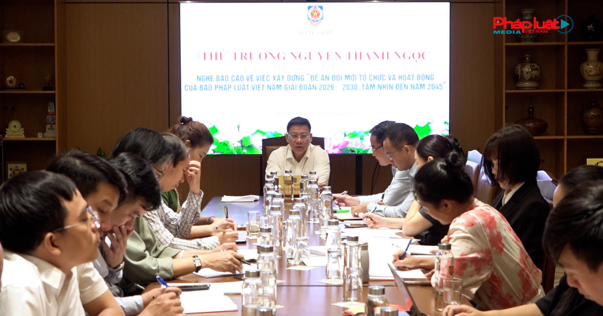 Xây dựng Đề án đổi mới Báo Pháp luật Việt Nam: Tạo đột phá phát triển trong giai đoạn mới