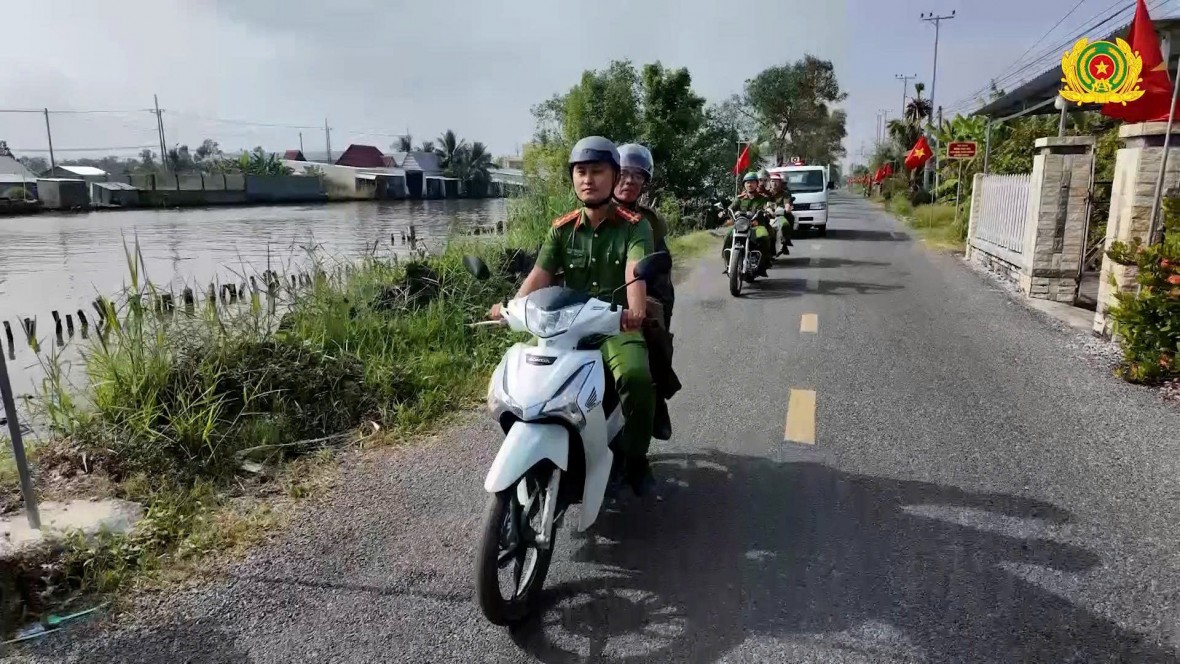 Công an tỉnh An Giang chủ động giữ vững ANTT, góp phần vào thành công Đại hội XIV của Đảng