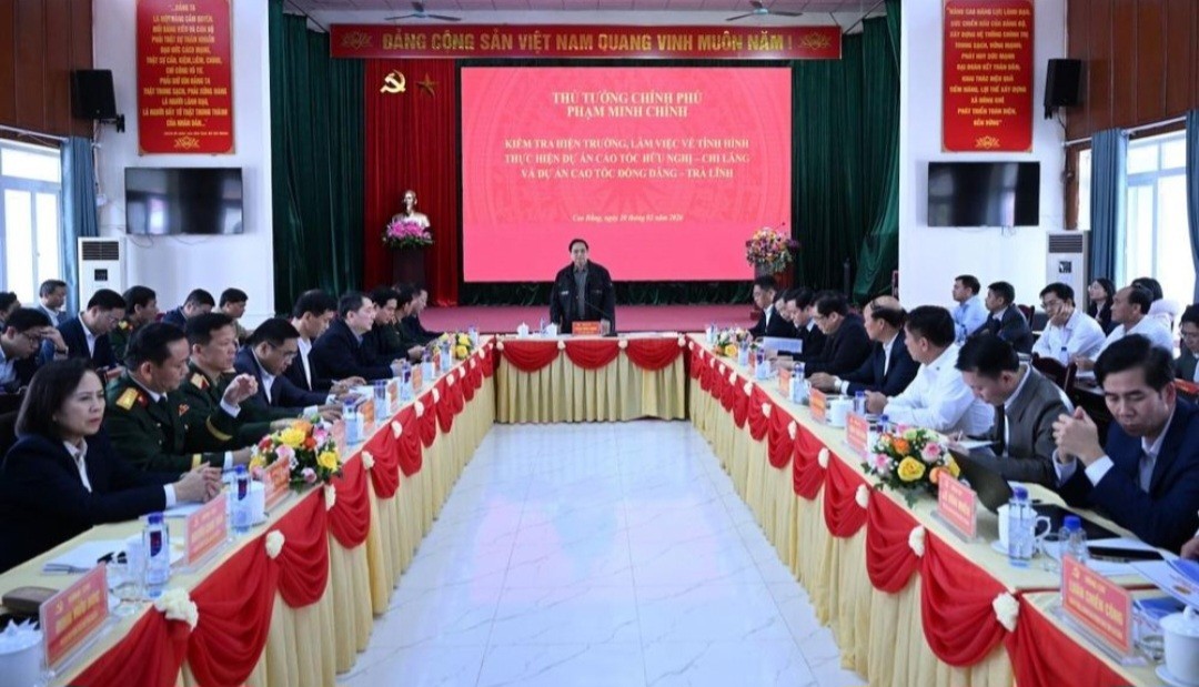 Thủ tướng Phạm Minh Chính phát động “Chiến dịch Đông Khê 2026”, tăng tốc 2 tuyến cao tốc Lạng Sơn – Cao Bằng