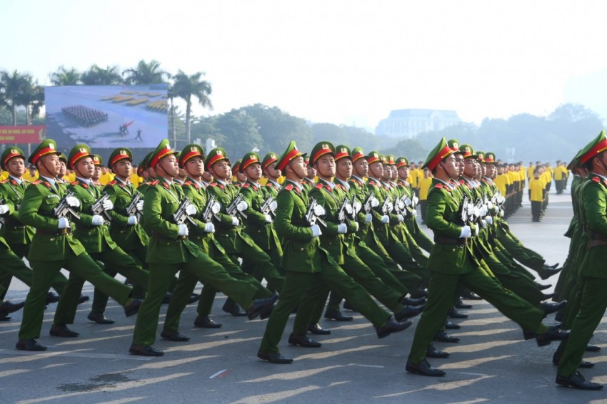 Bộ Công an xuất quân đảm bảo an ninh trật tự phục vụ Đại hội 14 của Đảng Bộ Công an xuất quân đảm bảo an ninh trật tự phục vụ Đại hội 14 của Đảng
