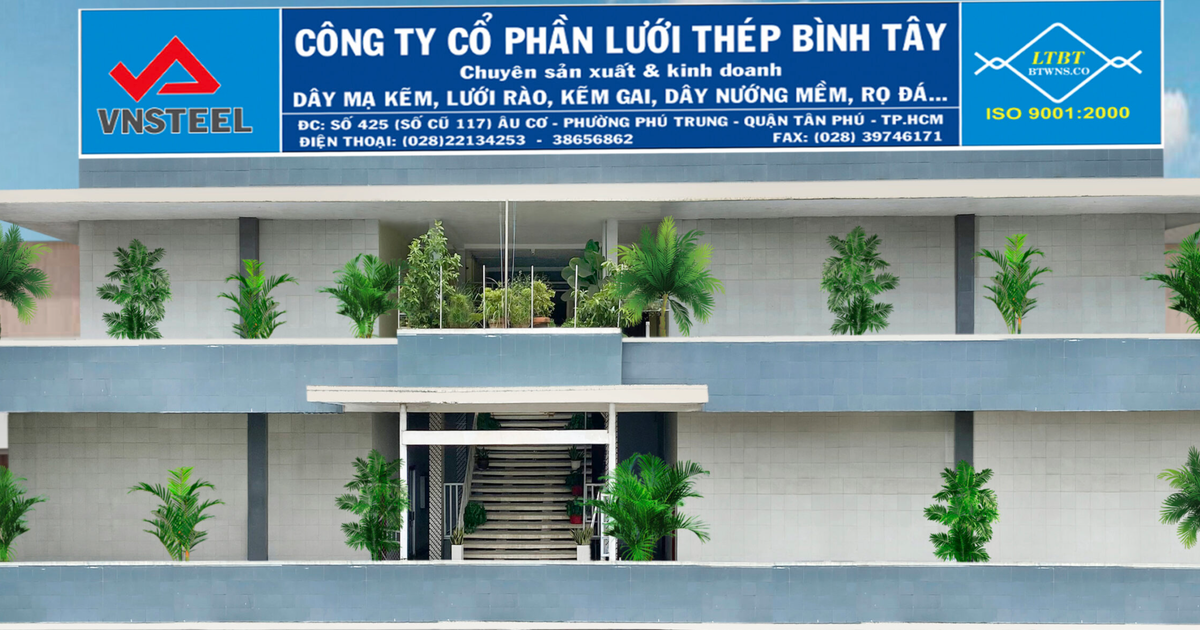 Công ty cổ phần Lưới thép Bình Tây nguy cơ bị huỷ tư cách đại chúng
