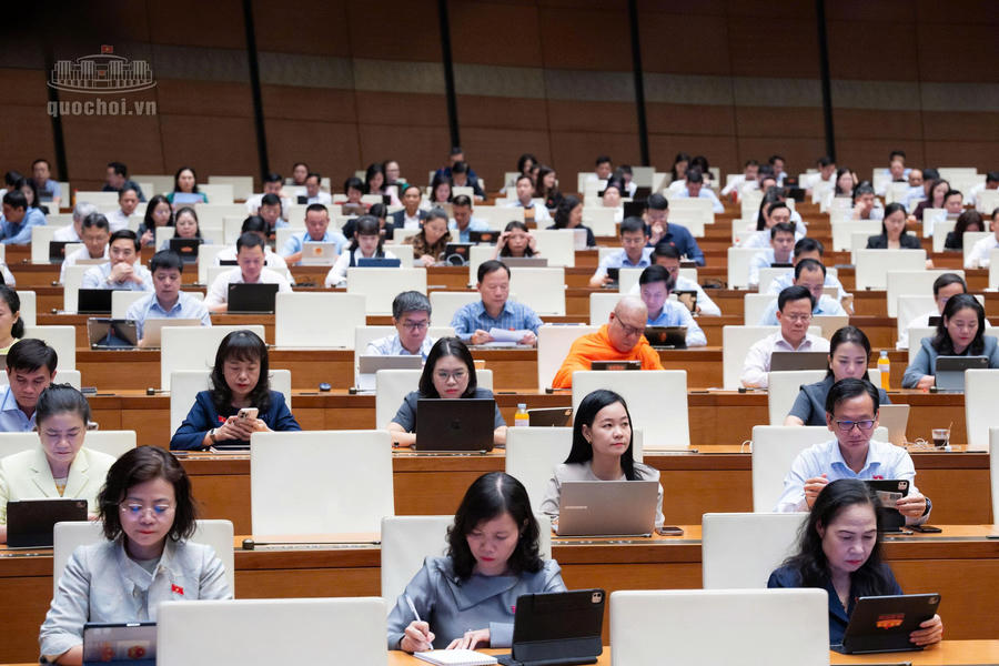 Các đại biểu tham gia phiên thảo luận.