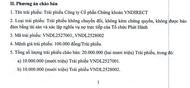 VNDirect (VND) hoàn tất chào bán 2.000 tỷ đồng trái phiếu ra công chúng - Ảnh 1
