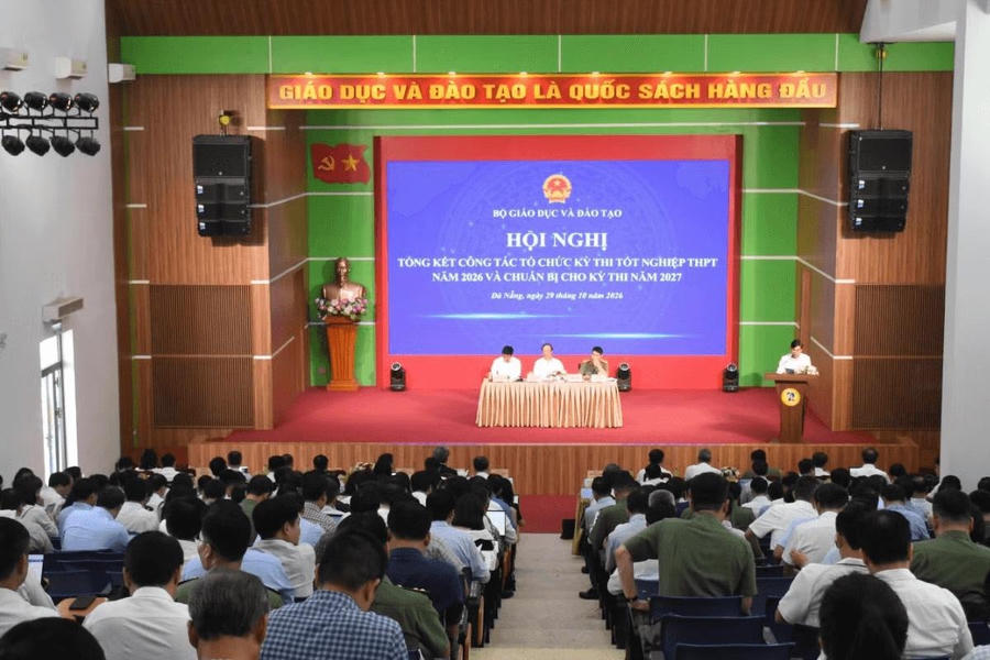 Toàn cảnh hội nghị. Ảnh Báo Công Lý