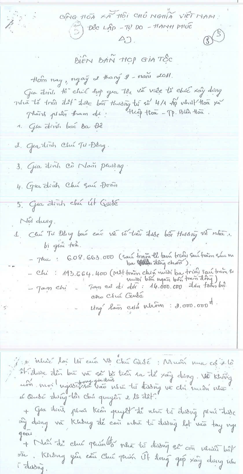 Vụ kiện chia thừa kế ở Đồng Nai:  Bản án khoét sâu mâu thuẫn gia đình