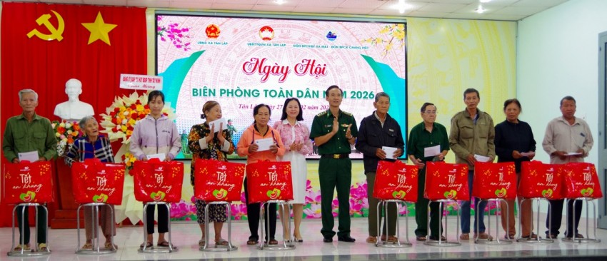 Tây Ninh: Rộn ràng Ngày hội Biên phòng toàn dân năm 2026 tại xã Tân Lập