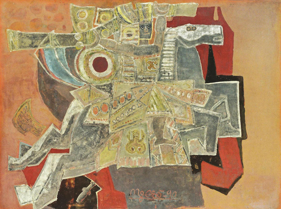 Xuân Bính Ngọ 2026 gợi nhắc huyền thoại Thánh Gióng cùng “Khát vọng Phù Đổng” đưa đất nước hùng cường, thịnh vượng. Ảnh: Tranh Gióng (Bảo vật quốc gia) của họa sĩ Nguyễn Tư Nghiêm - Bức tranh mang đậm hồn cốt dân tộc, mạch nguồn cho đất nước vươn mình. Xuân Bính Ngọ 2026 gợi nhắc huyền thoại Thánh Gióng cùng “Khát vọng Phù Đổng” đưa đất nước hùng cường, thịnh vượng. Ảnh: Tranh Gióng (Bảo vật quốc gia) của họa sĩ Nguyễn Tư Nghiêm - Bức tranh mang đậm hồn cốt dân tộc, mạch nguồn cho đất nước vươn mình.