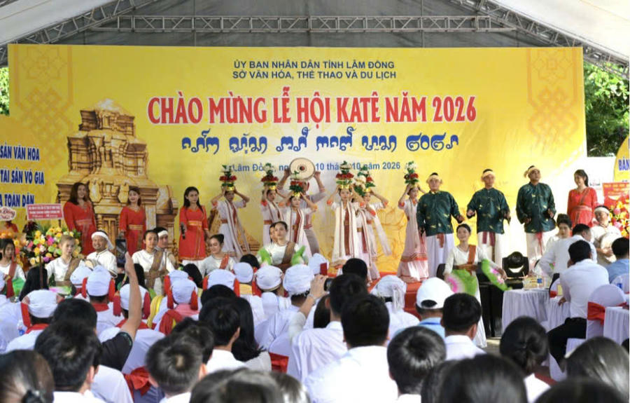 Tưng bừng Khai mạc Lễ hội Katê 2026. Báo Lâm Đồng