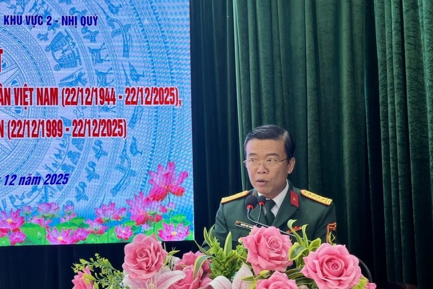 Ban Chỉ huy Phòng thủ khu vực 2 - Nhị Quý kỷ niệm 81 năm Ngày thành lập Quân đội Nhân dân Việt Nam