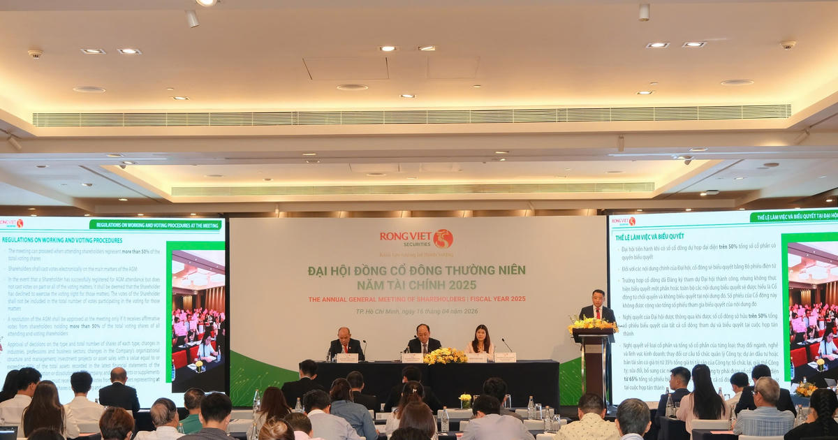 ĐHĐCĐ 2026 Chứng khoán Rồng Việt (VDS): Chốt mục tiêu lãi 510 tỷ đồng, Nutifood lộ diện là cổ đông lớn nhất