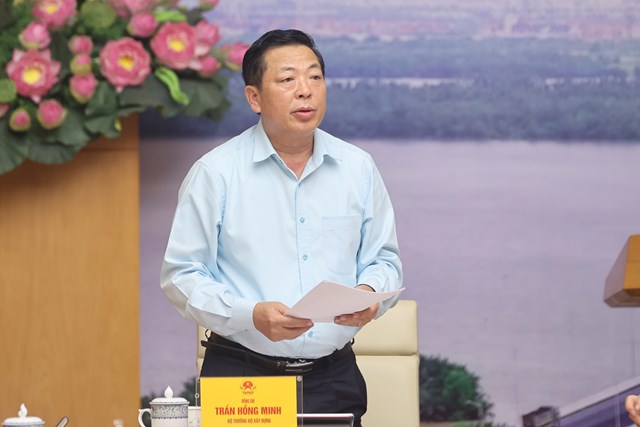 Bộ trưởng Bộ X&acirc;y dựng Trần Hồng Minh - Ảnh: VGP/NB