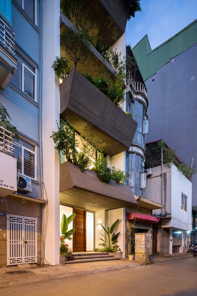 Ngôi nhà 49m2 nổi bật giữa phố cổ Hà Nội nhờ kiến trúc xanh mướt độc đáo - Ảnh 1 Ngôi nhà 49m2 nổi bật giữa phố cổ Hà Nội nhờ kiến trúc xanh mướt độc đáo - Ảnh 1