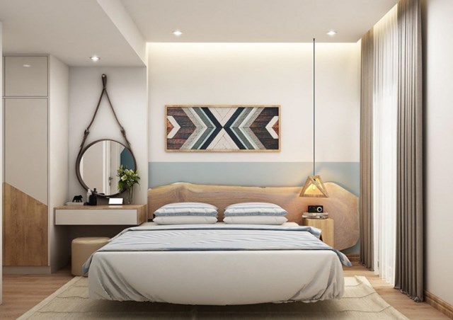 Căn hộ hiện đại 68m2 mang hương vị đồng quê - Ảnh 9 Căn hộ hiện đại 68m2 mang hương vị đồng quê - Ảnh 9