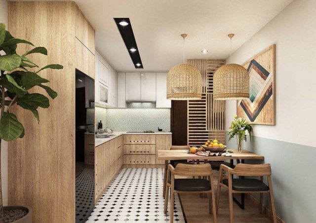 Căn hộ hiện đại 68m2 mang hương vị đồng quê - Ảnh 7 Căn hộ hiện đại 68m2 mang hương vị đồng quê - Ảnh 7