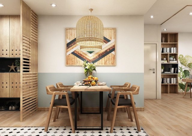 Căn hộ hiện đại 68m2 mang hương vị đồng quê - Ảnh 6 Căn hộ hiện đại 68m2 mang hương vị đồng quê - Ảnh 6